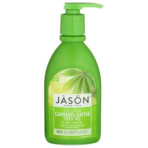 Sữa tắm thiên nhiên Jason Since 1959 Cannabis Sativa Seed Oil Body Wash 887ml (Mỹ)