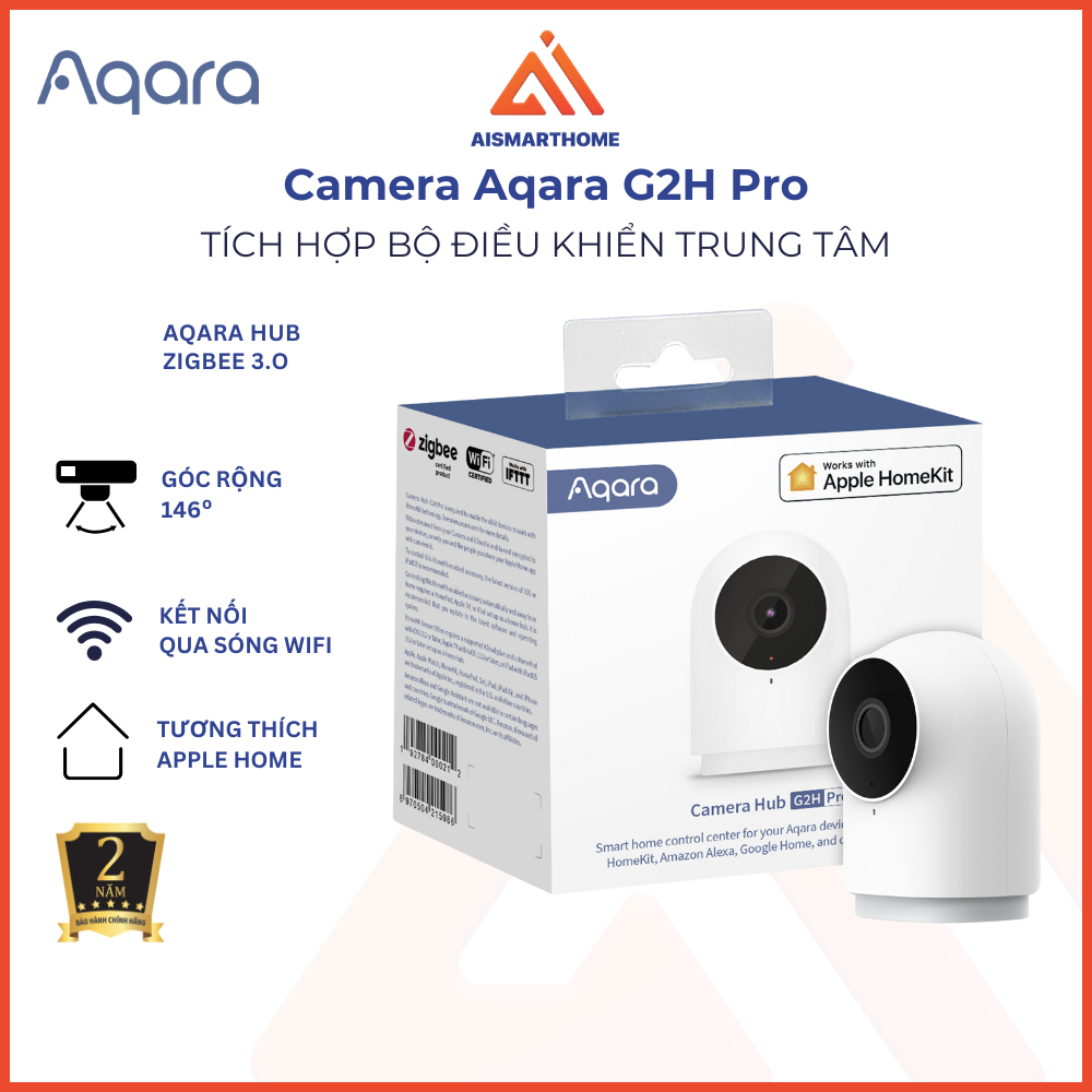 Camera Aqara G2H Pro bản Quốc Tế Full HD 1080p, có chức năng như Hub, hỗ trợ HomeKit