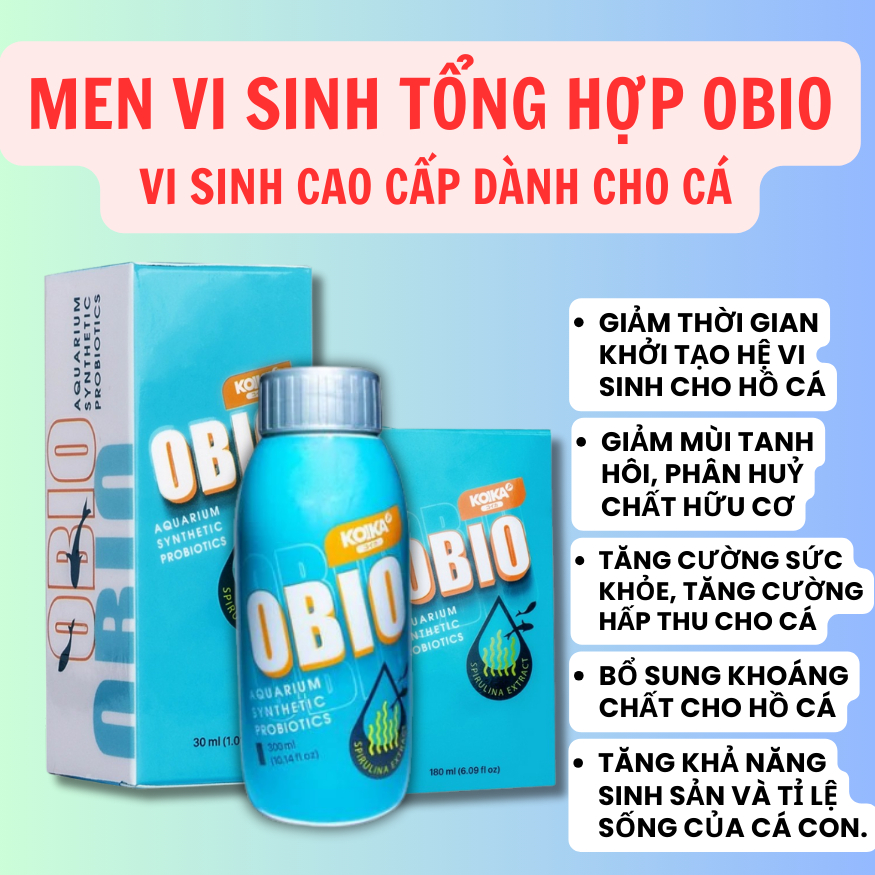 Men vi sinh OBIO vi sinh cao cấp làm trong nước và hỗ trợ tiêu hoá