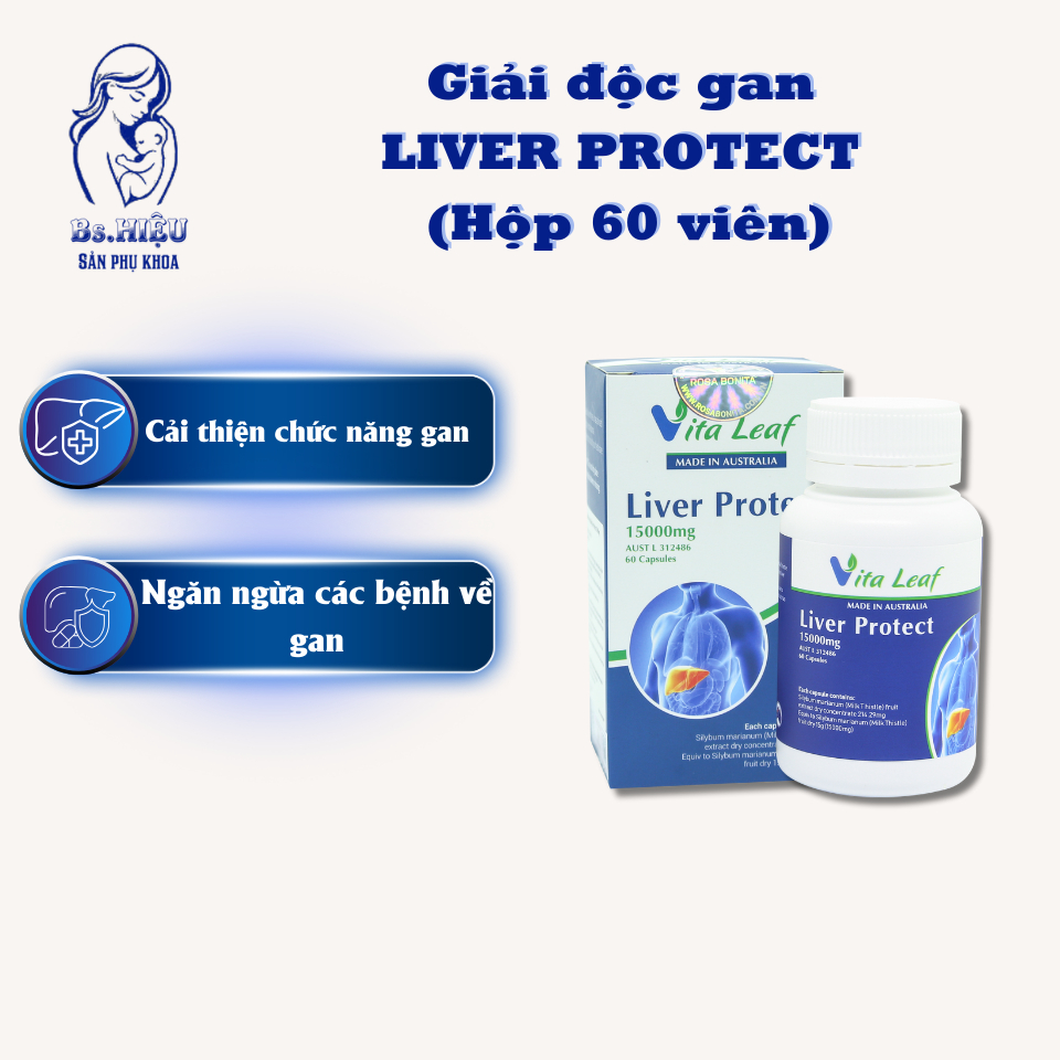 Viên uống giải độc gan Liver Protect làm mát gan tăng cường chức năng gan