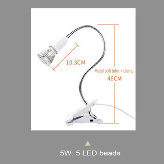 Đèn LED Cán Kẹp Ánh Sáng Trắng - Bóng Tròn 5W