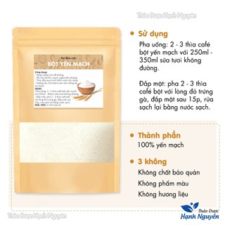 Bột yến mạch 1kg, nguyên chất, thơm, mịn, bột đắp mặt dưỡng trắng da, giảm mụn, chống lão hoá
