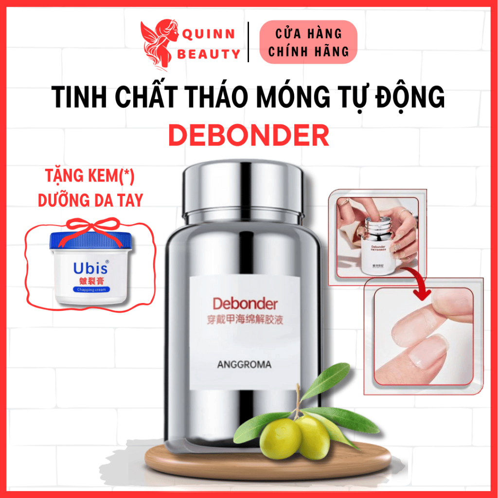 Gel tháo móng tự động Debonder - Tháo móng không đau không trầy xước chỉ sau vài giây thoa gel, đến từ Hàn Quốc - QUINN
