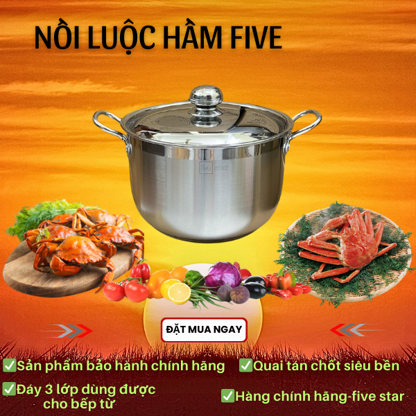 Nồi Luộc Gà FiveStar 3 Đáy