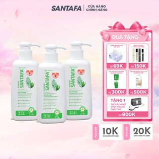 Combo 3 Chai Sữa tắm giảm mụn lưng, giảm viêm nang lông, giảm mụn ngực Acnevir Santafa Chai 210ml