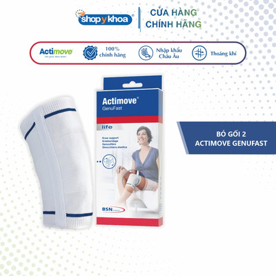 Bó Gối Actimove GenuFast, Màu Trắng. Nhập Khẩu Châu Âu (1 Cái)