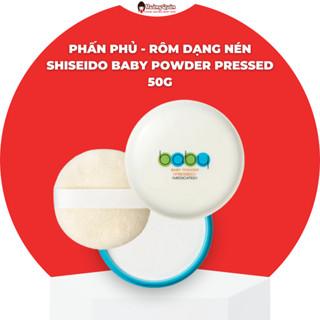Phấn Phủ - Rôm Dạng Nén Shiseido Baby Powder Pressed 50g Kiềm Dầu | Hoàng Quân Hàng nội địa Nhật