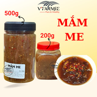 Mắm me đặc biệt hũ 200g và 500g - ăn kèm khô cá đuối nướng sẵn