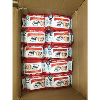   SỈ THÙNG 50 GÓI - SẴN HỎA TỐC  BBW-80 Khăn giấy ướt Baby Wipes không cồn không kích ứng da an toàn cho da nhạy cảm 
