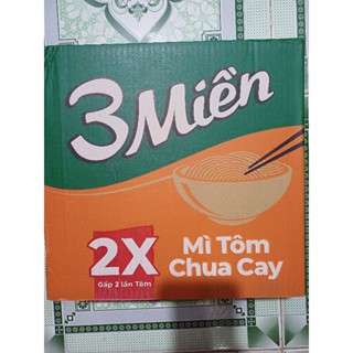 Mì 3 miền chua cay.thùng 30gói