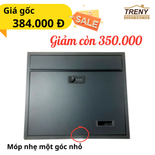 [ SALE ] Hộp thư góp ý, chất liệu bằng sắt, màu xám, lỗi nhẹ y như hình, sale nhanh cho khách có nhu cầu