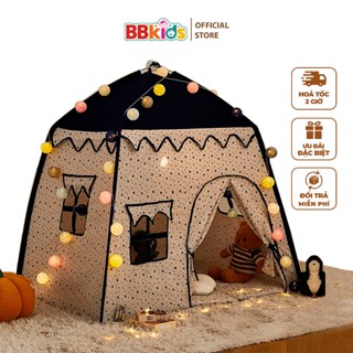 BBkids Lều Cho Bé Gái Trai, Công Chúa Cắm Trại Bằng Vải Canvas, Khung Chắc Chắn, Lều Bóng - BB028