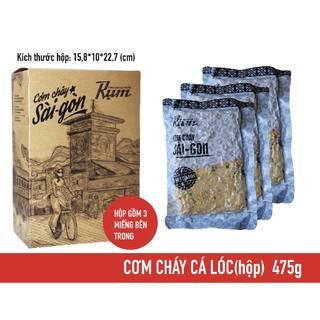 [️Đọc kĩ mô tả] RỤM - CƠM CHÁY CHÀ BÔNG CÁ LÓC 475G (HỘP 3 MIẾNG)