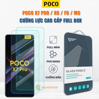 Kính cường lực Xiaomi Poco X7 Pro / Poco X6 / Poco M6 Pro / M5 Pro 5G / Poco F6 Pro / F5 full màn hình Gor Smart Devil