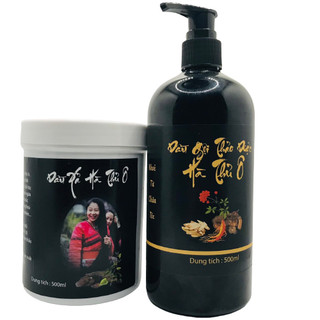 Cặp dầu gội xả hà thủ ô [ GỘI 500ml XẢ 500ml]