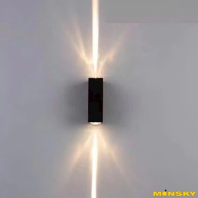 Đèn hắt MONSKY PIXO 2 đầu kèm bóng LED 10w ánh sáng vàng nổi bật sang trọng