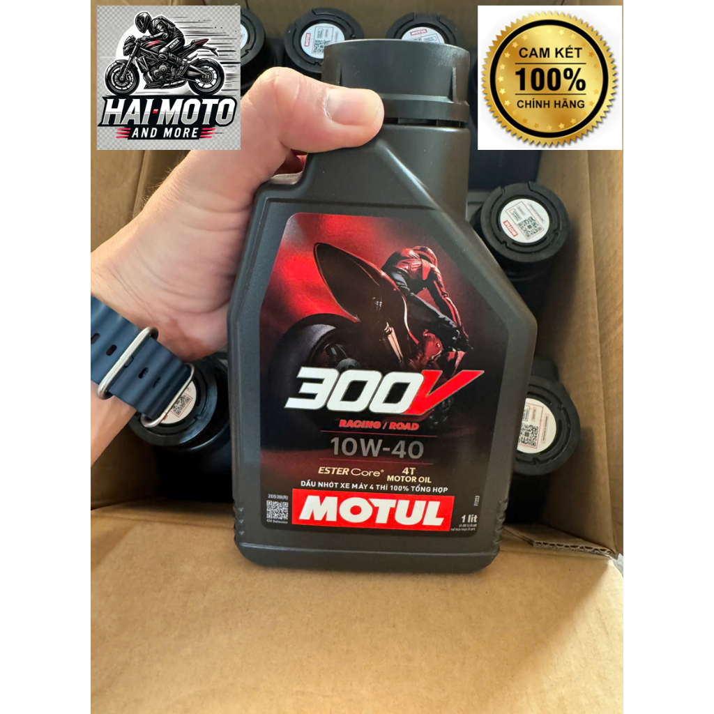 MOTUL 300V ROAD RACING 10W40 CAM KẾT 100% MOTUL VN