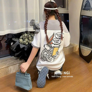 Áo Phông Thêu Thỏ 13De Marzo Kèm Gấu