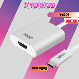 Bộ chuyển usb 3.1 type-c sang cổng hdmi unitek y-6309