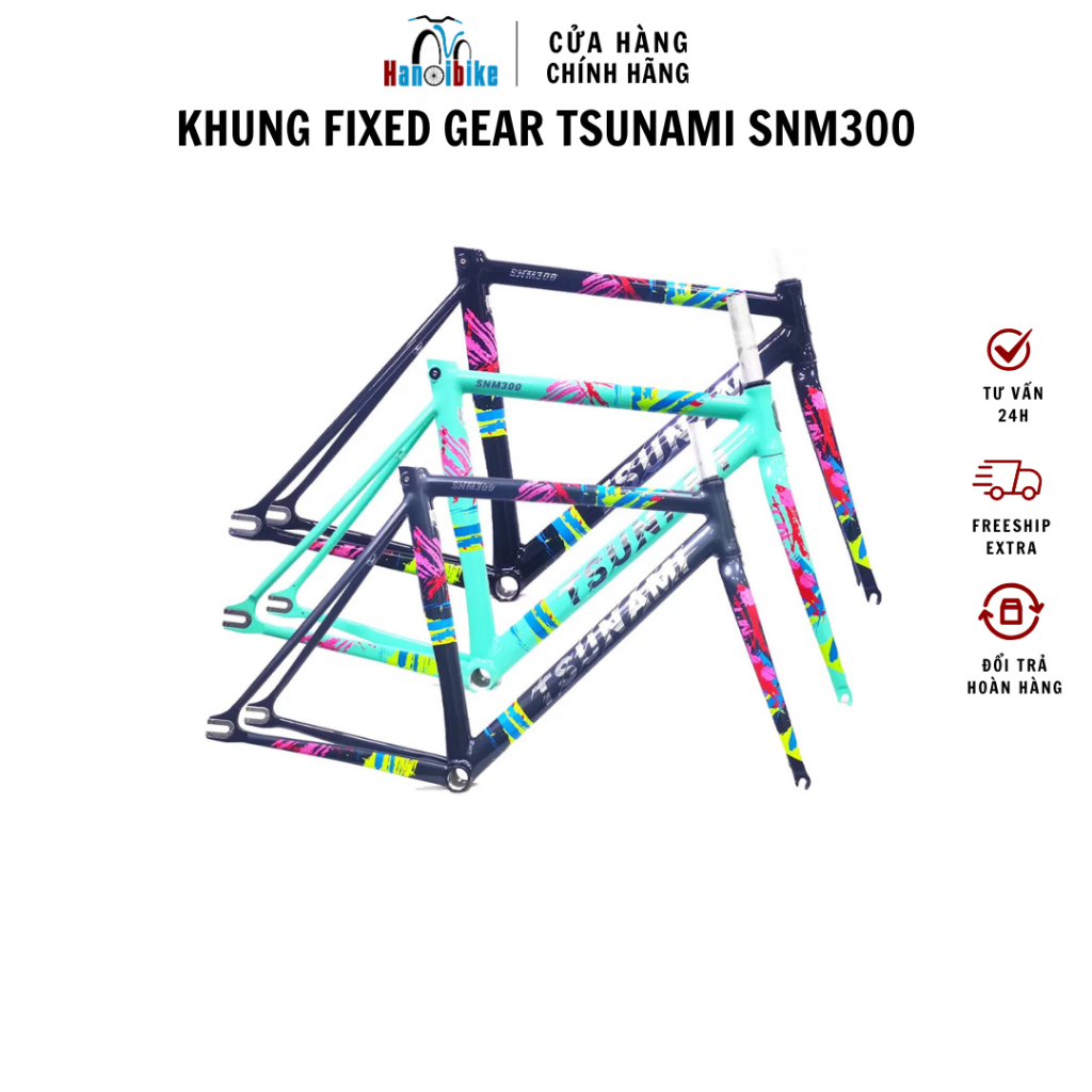 Khung xe đạp Fixed Gear Tsunami SNM300