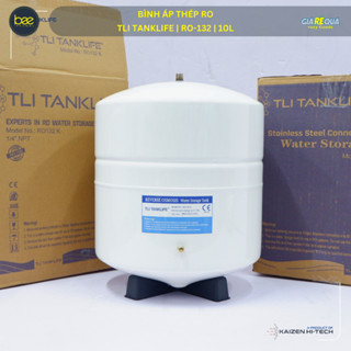 Bình Áp Thép RO 10L TLI Tanklife 132 - Kèm Van - Phù Hợp Mọi Máy Lọc Nước RO