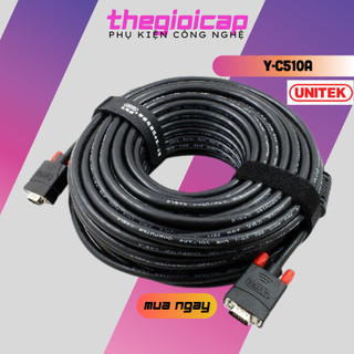 Cáp vga 2 đầu đực 30m chính hãng unitek y-c510a