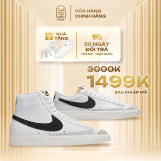 Giày Nike Blazer chính hãng cổ cao cổ thấp cho nam nữ, Nike Blazer 77 Mid Low Real fullbox Present Original Sneakers