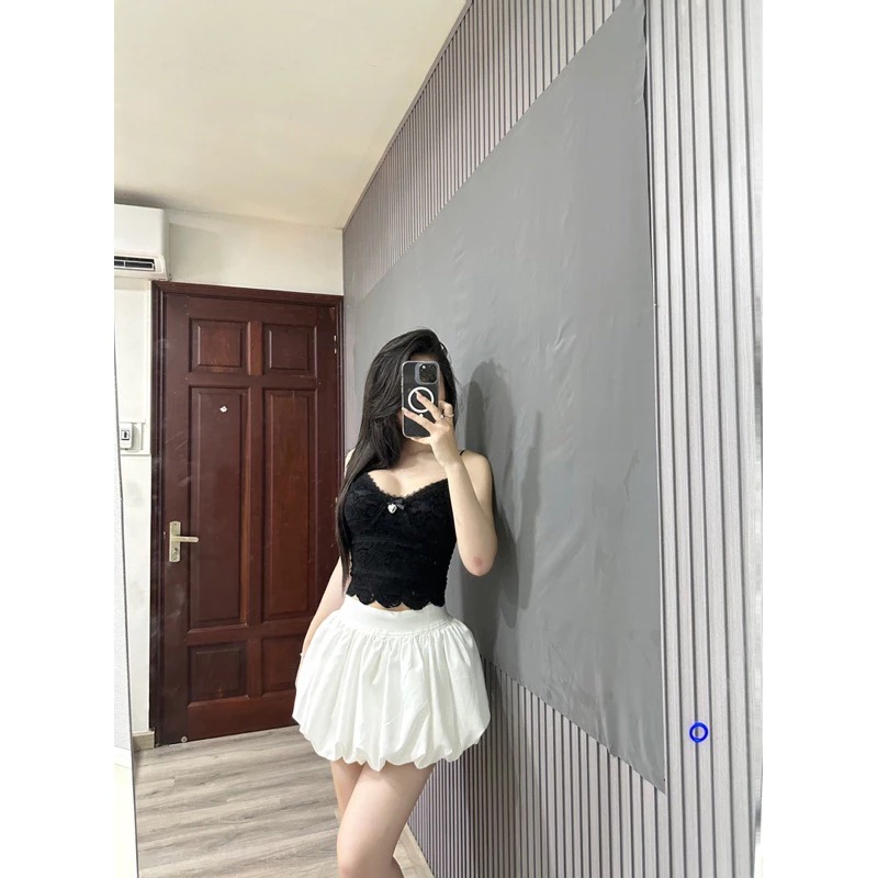 [ TET SET ] Set babytee slimfit và Chân váy bí phông cạp thun bản to form ngắn trendy | BigBuy360 - bigbuy360.vn