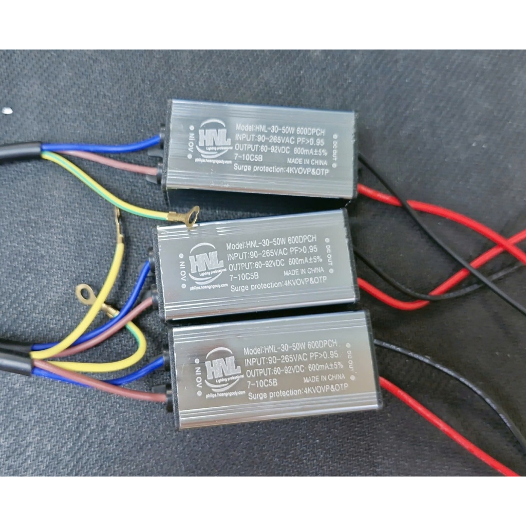 Nguồn led - Driver LED 50W 60-92VDC / 600ma