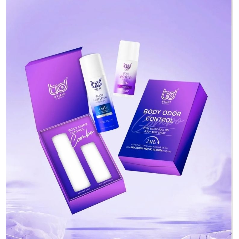 BỘ KHỬ MÙI CƠ THỂ- 9Tido Beautiful (Sản Phẩm Chính Hãng)