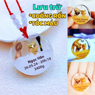 Set lưu giữ cuống rốn cho bé, lưu trữ cuống rốn tóc máu - Phụ kiện dây đeo