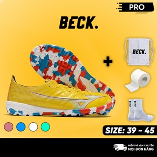 Giày Bóng Đá Mizuno Alpha Pro As SOCCER BECK, Đế Đinh TF, Bám Sân, Các Phối Màu Sắc, Sân Cỏ Nhân Tạo