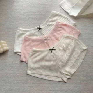 Quần ngủ tí hon nữ siêu ngắn đính nơ