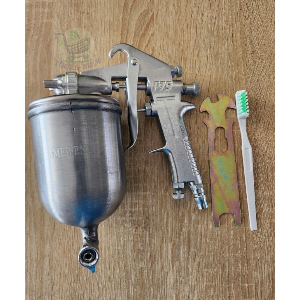 Bình phun sơn dùng khí nén Meifeng F75G, dung tích bình sơn 400cc