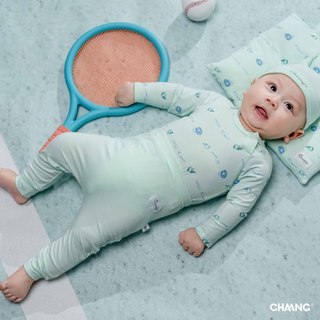 [CHAANG 0-6M] Set 2 chiếc quần dài bo ống Olympia cho bé sơ sinh
