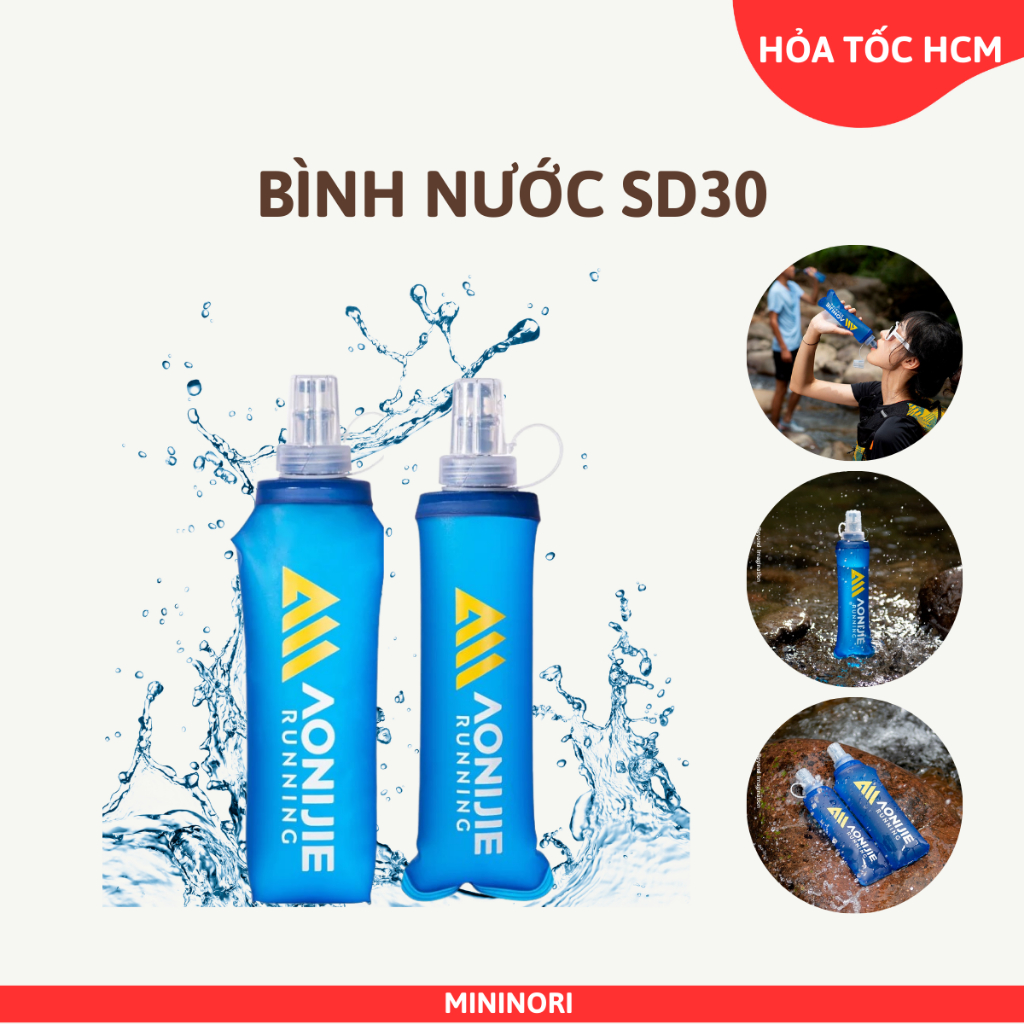 Bình Nước Mềm Vest Nước Thể Thao Aonijie SD30
