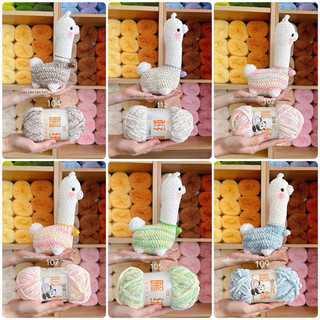 Len Nhung Chenille chính hãng Snowball - sợi nhung siêu mềm, không xù, không đứt, móc thú bông Amigurumi