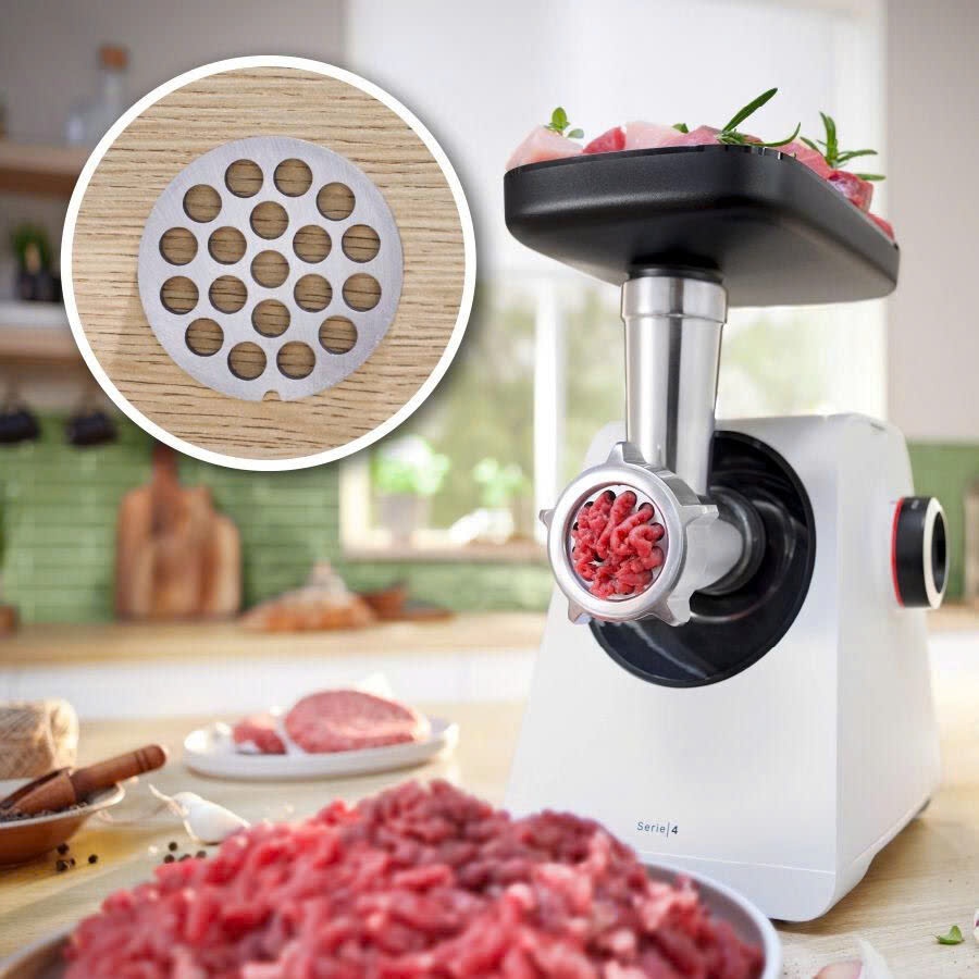 Máy Xay Thịt Bosch MultiPower Series 4 MFWS420W - Nhỏ gọn - Công Suất 1900W - Bảo Hành 24 ThángH.
