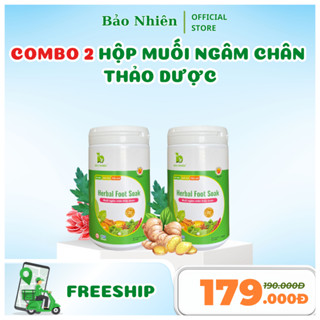 Combo 2 HỘP Muối ngâm chân thảo dược Bảo Nhiên _ Klt: 1000gr