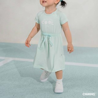 [CHAANG 9M-5Y] Váy cộc tay thiết kế chun eo Olympia cho bé gái