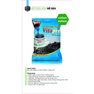 BỘT ĐẬU ĐEN MÈ ĐEN VITAPRO ( KHÔNG ĐƯỜNG) - 400GR