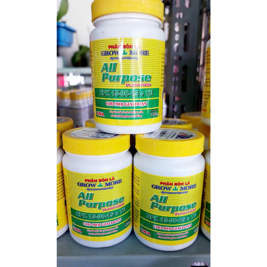 Phân bón lá All Purpose 15-30-15+TE 100g