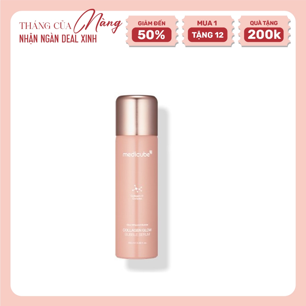 Tinh chất medicube Deep Collagen Glow Bubble Serum 100ml