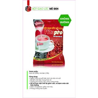 BỘT GẠO LỨC MÈ ĐEN VITAPRO ( KHÔNG ĐƯỜNG ) - 300GR