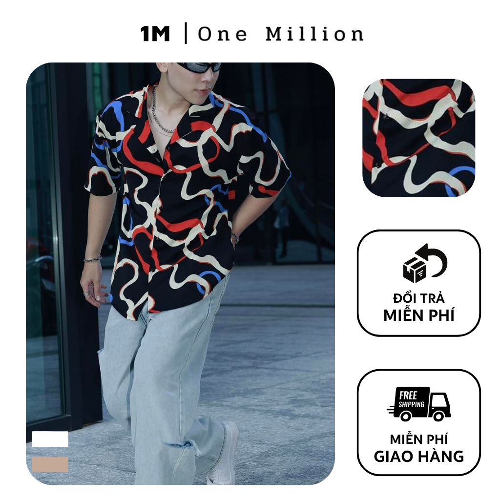 Áo sơ mi pattern short by 1M
