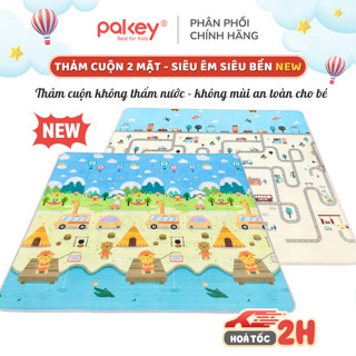 [HỎA TỐC] Thảm Cho Bé Chơi In Họa Tiết 2 Mặt, Thảm Xốp XPE Dày 1cm Êm Ái, Siêu Bền Cuộn Lại Gọn Gàng Dễ Dàng