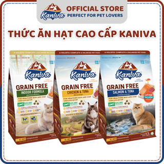 Thức ăn hạt cao cấp Kaniva, Hạt cho mèo, Thêm dầu cá hồi, Đẹp da & lông, Tăng cơ bắp, Không độn ngũ cốc, Cho mọi độ tuổi