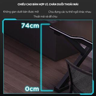 Bàn gaming, bàn làm việc nội thất NTH thiết kế cá tính hiện đại có khoét chỗ ngồi, dễ dàng lắp ráp. | BigBuy360 - bigbuy360.vn