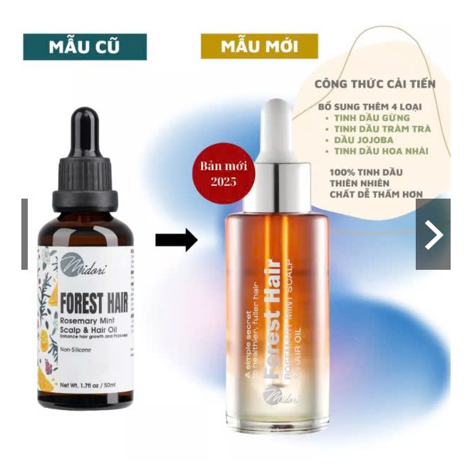 [CHÍNH HÃNG] Dầu ủ dưỡng tóc FOREST HAIR Rosemary Mint Scalp and Hair Oil