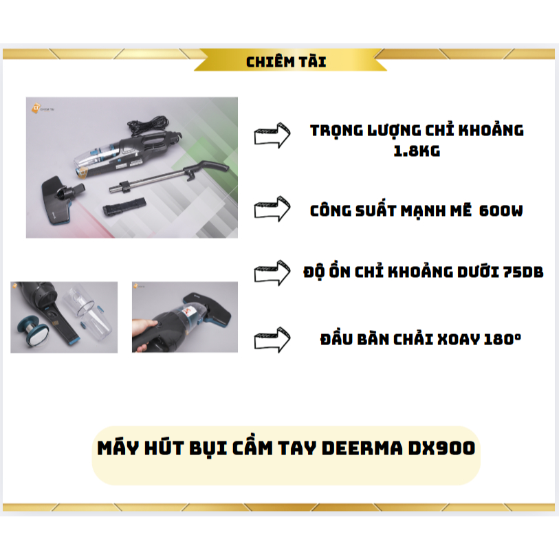 Máy hút bụi cầm tay Deerma DX900